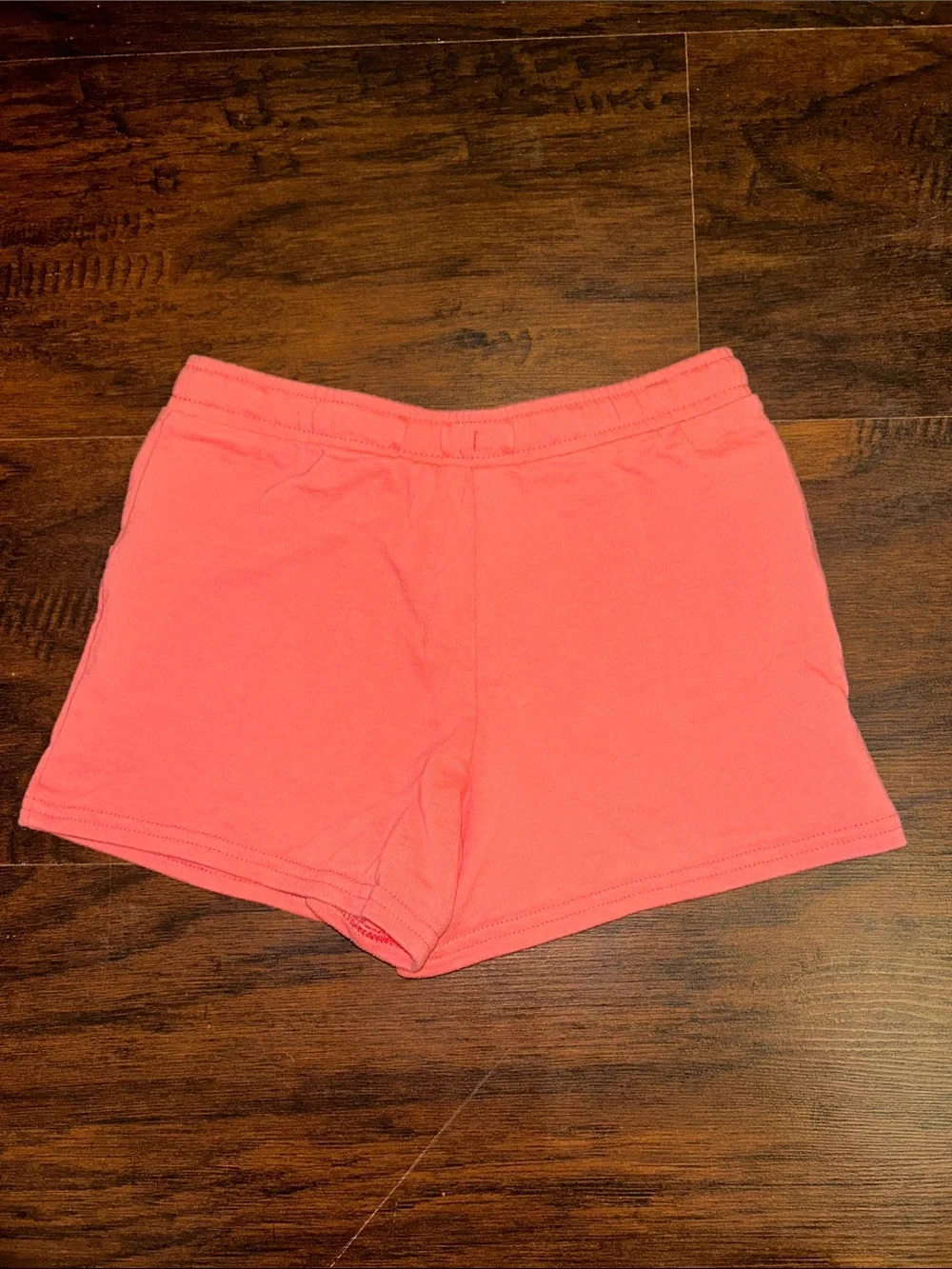 Carter's Navy & Coral Girls' Cotton Drawstring Shorts Set Sz 8